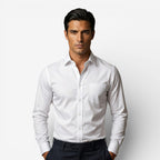 Jorvalore | Men’s Formal Shirt Long Sleeve Slim Fit Office Ready Style