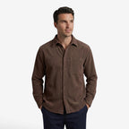 Jorvalore | Men's Heavy Corduroy Shirt with Chest Pocket