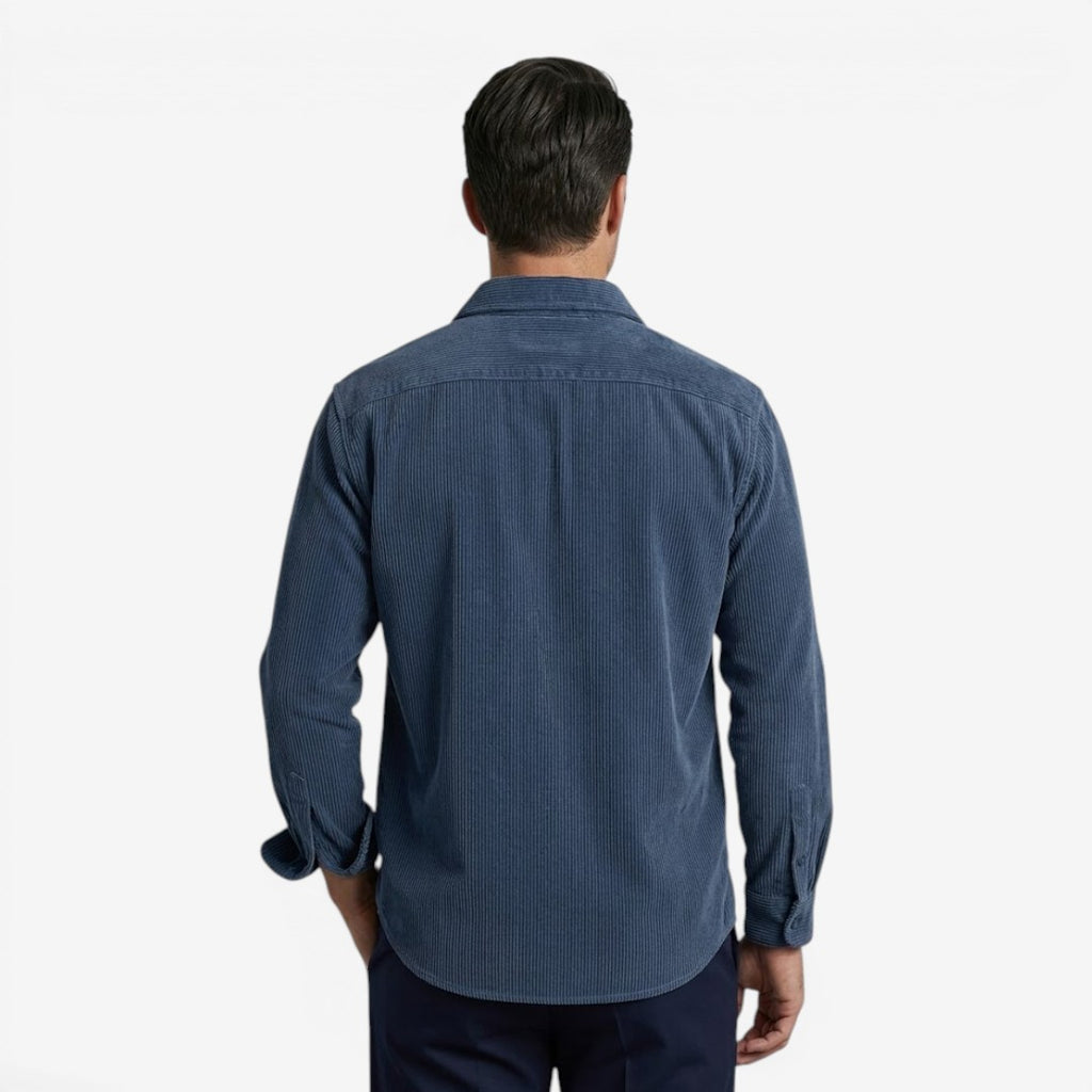 Jorvalore | Men's Heavy Corduroy Shirt with Chest Pocket