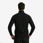 Jorvalore | Men's High Neck Textured Knit Jumper Soft Comfortable Fit