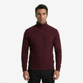 Jorvalore | Men's High Neck Textured Knit Jumper Soft Comfortable Fit