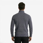 Jorvalore | Men's High Neck Textured Knit Jumper Soft Comfortable Fit
