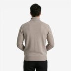 Jorvalore | Men's High Neck Textured Knit Jumper Soft Comfortable Fit