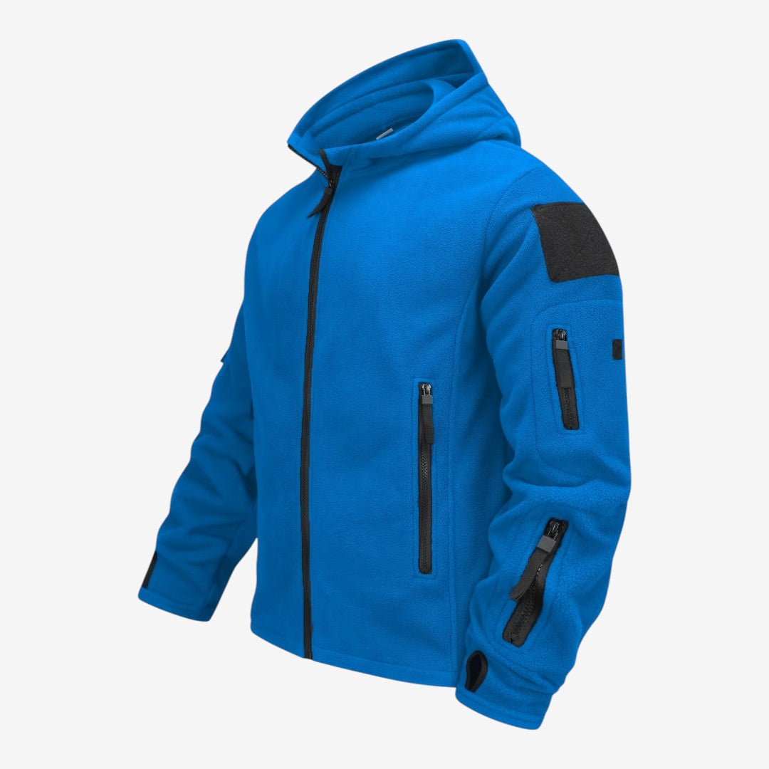Jorvalore | Men’s Hooded Zip-Up Winter Jacket for Outdoor Wear