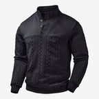 Jorvalore | Men's Jacquard Knit Jumper Soft Warm Everyday
