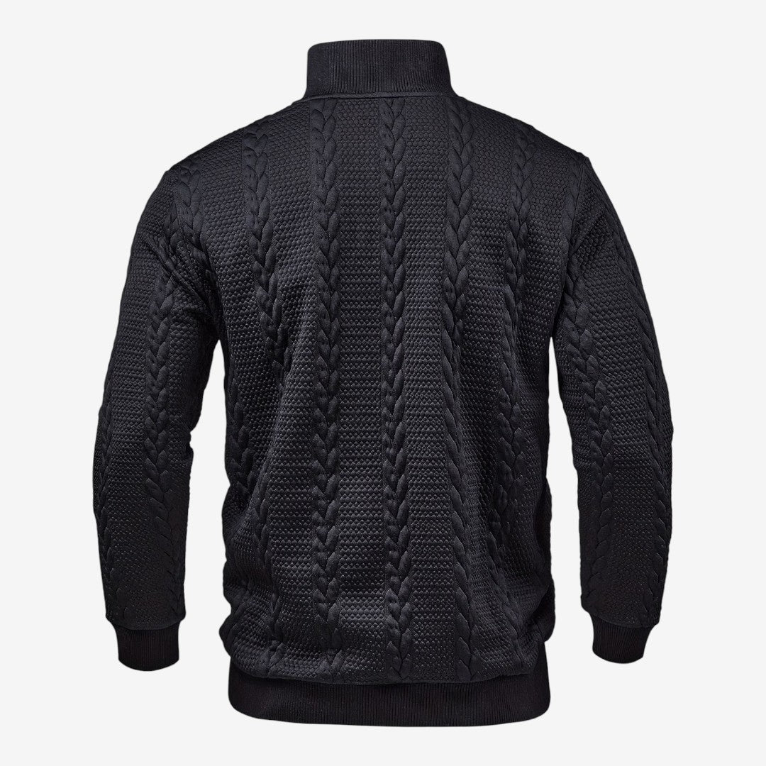 Jorvalore | Men's Jacquard Knit Jumper Soft Warm Everyday