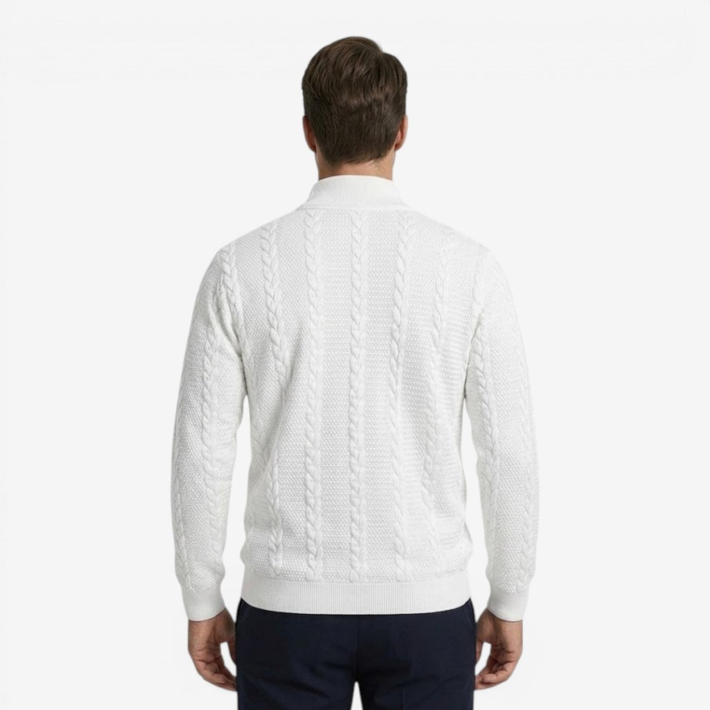 Jorvalore | Men's Jacquard Knit Jumper Soft Warm Everyday