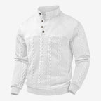 Jorvalore | Men's Jacquard Knit Jumper Soft Warm Everyday