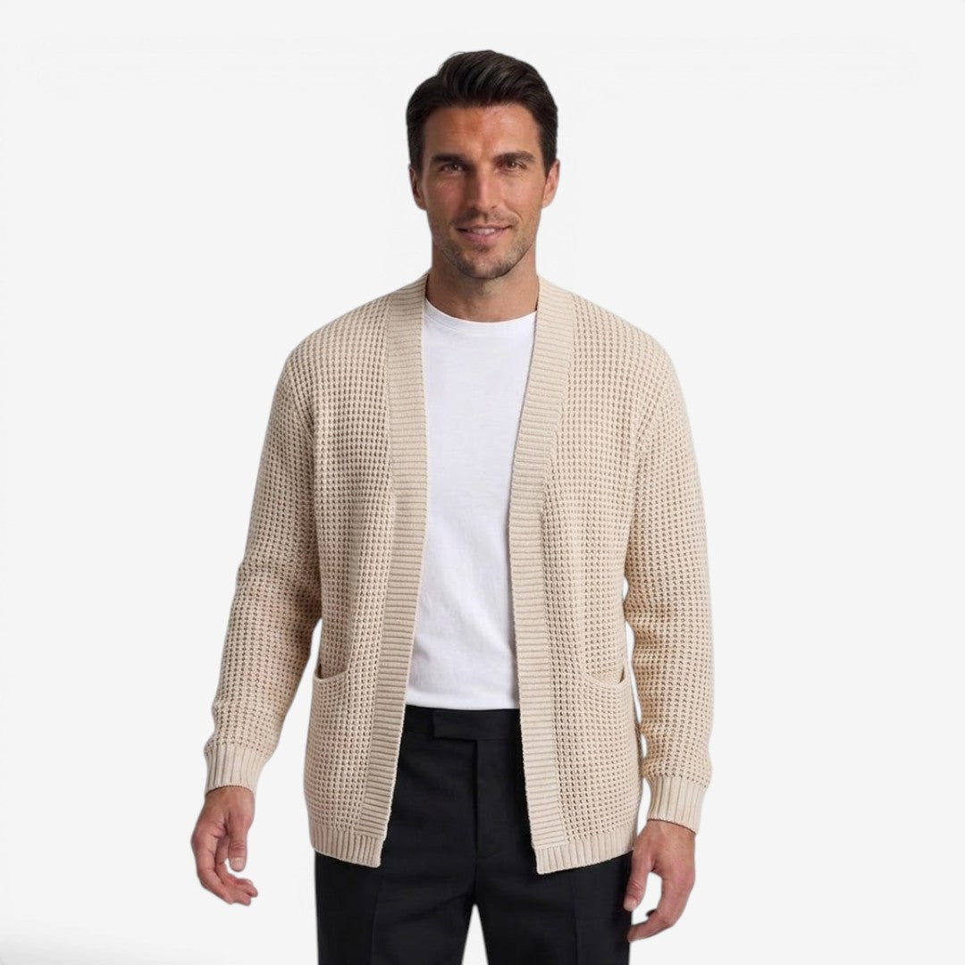 Jorvalore | Men's Knit Cardigan with Pockets for Everyday Comfort