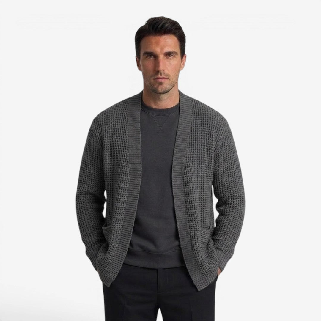 Jorvalore | Men's Knit Cardigan with Pockets for Everyday Comfort