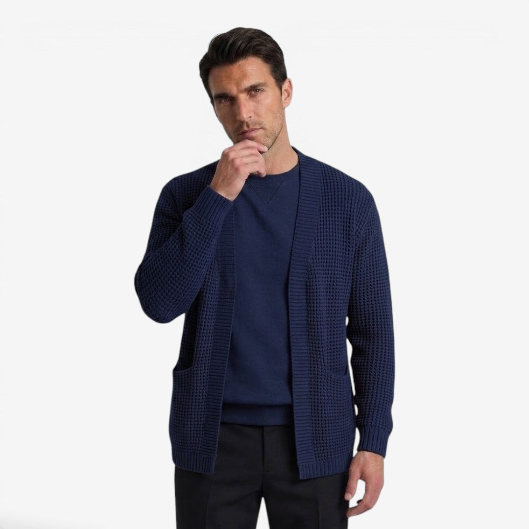 Jorvalore | Men's Knit Cardigan with Pockets for Everyday Comfort