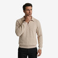 Jorvalore | Men's Knit Quarter Zip Jumper Warm Casual Everyday Wear