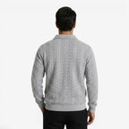 Jorvalore | Men's Knit Quarter Zip Jumper Warm Casual Everyday Wear