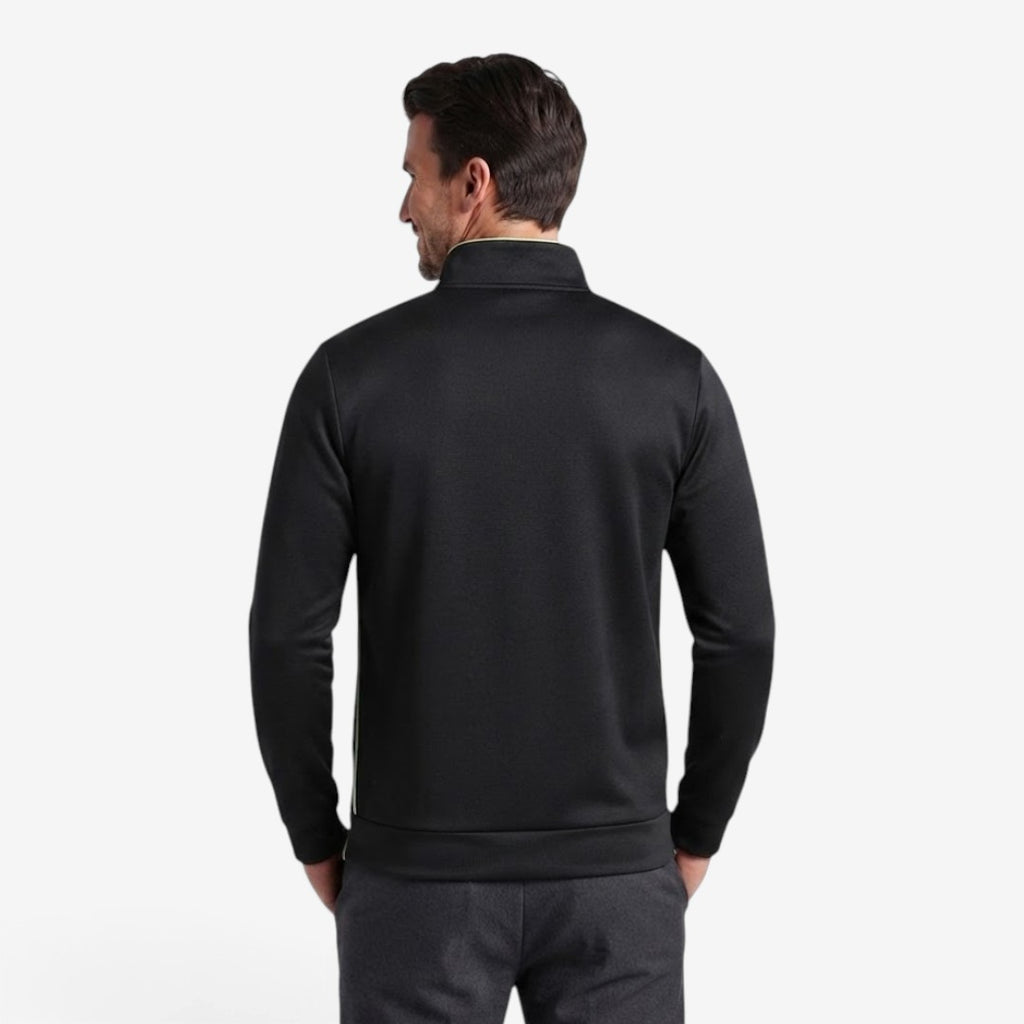 Jorvalore | Men’s Knit Zip Jacket High Neck Slim Fit with Zip Pockets