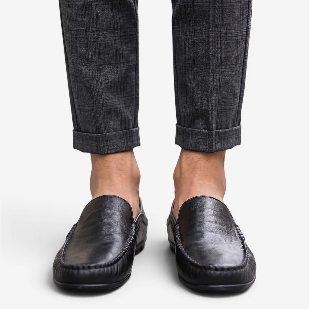 Jorvalore | Men's Leather Loafers Comfortable Slip-On Shoes for Everyday Wear