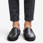 Jorvalore | Men's Leather Loafers Comfortable Slip-On Shoes for Everyday Wear