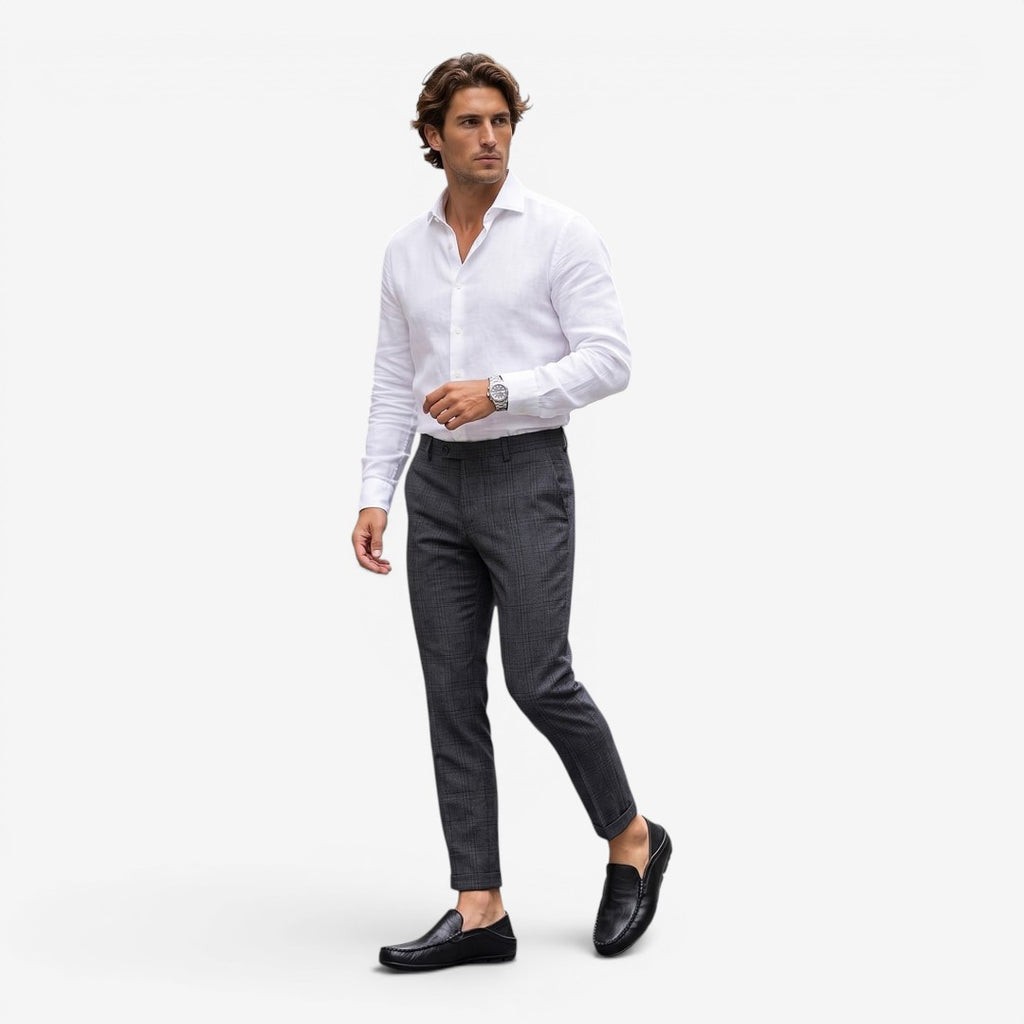 Jorvalore | Men's Leather Loafers Comfortable Slip-On Shoes for Everyday Wear