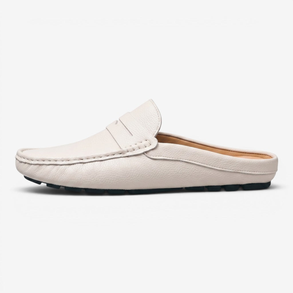 Jorvalore | Men's Leather Slip-On Driving Loafers for Summer Comfort