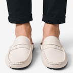 Jorvalore | Men's Leather Slip-On Driving Loafers for Summer Comfort
