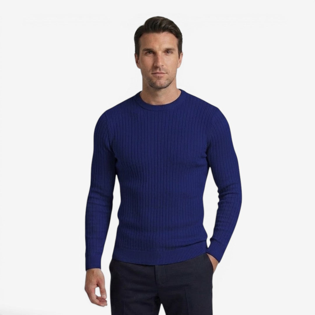 Jorvalore | Men's Lightweight Cable Knit Jumper for Autumn Layering
