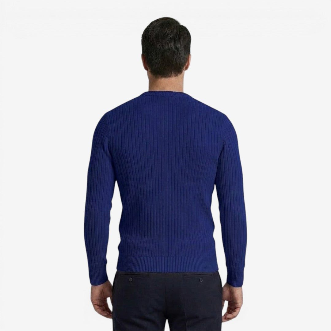 Jorvalore | Men's Lightweight Cable Knit Jumper for Autumn Layering