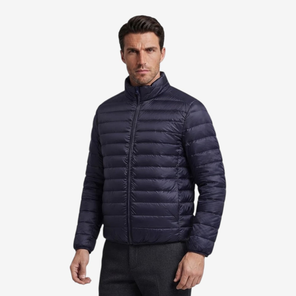 Jorvalore | Men’s Lightweight Puffer Jacket Warm Slim Fit Zip-Up