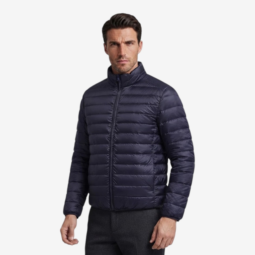 Jorvalore | Men’s Lightweight Puffer Jacket Warm Slim Fit Zip-Up