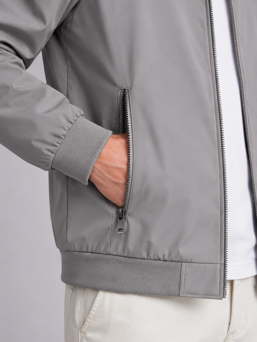 Jorvalore | Men’s Lightweight Stand Collar Jacket Smart Casual Zip Coat