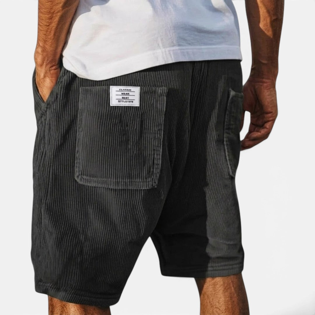 Jorvalore | Men's Lightweight Textured Shorts for Summer Events