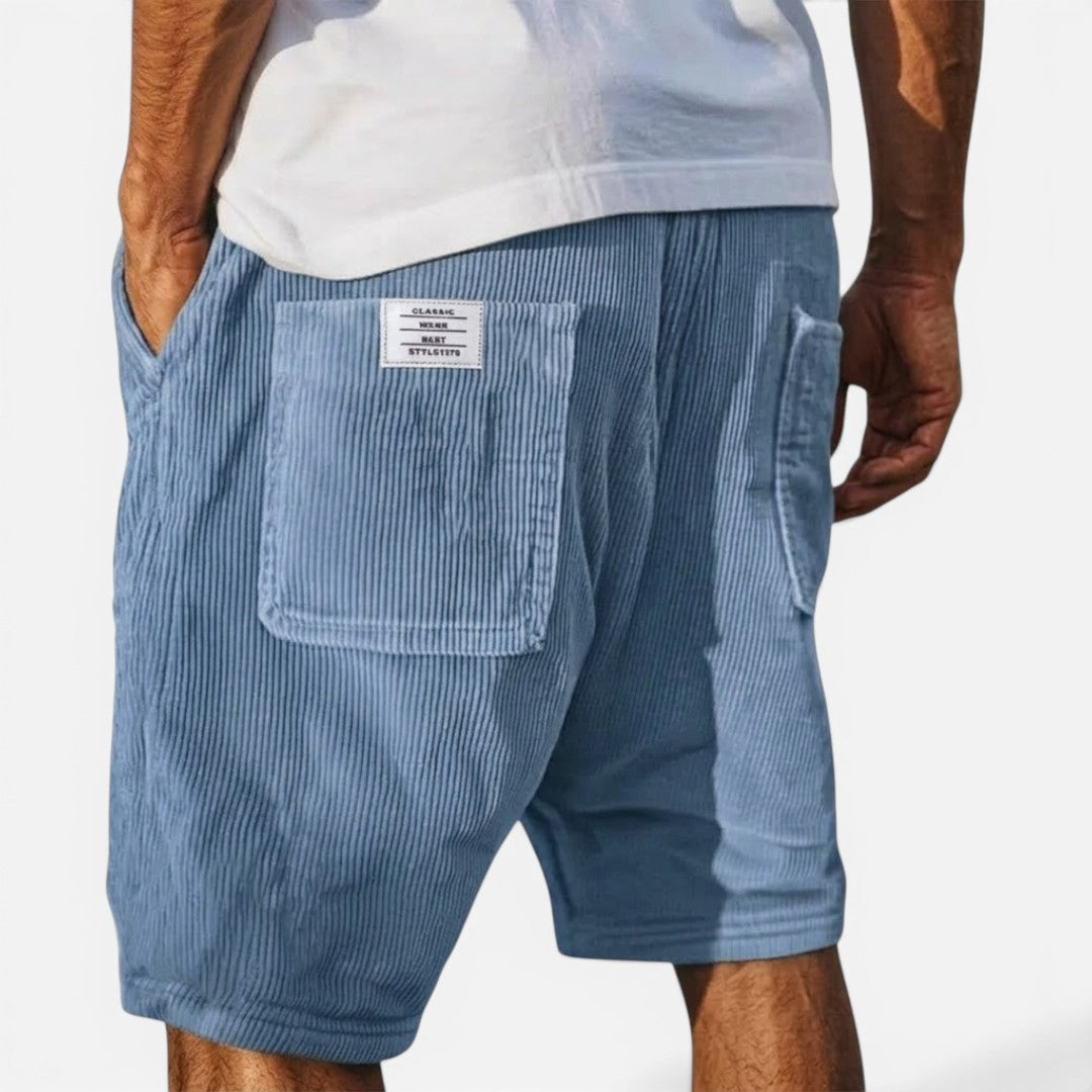 Jorvalore | Men's Lightweight Textured Shorts for Summer Events