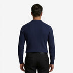 Jorvalore | Men's Long Sleeve Knit Polo Shirt for Casual Wear