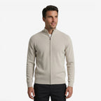 Jorvalore | Men's Luxury Full Zip Knit Cardigan for Winter