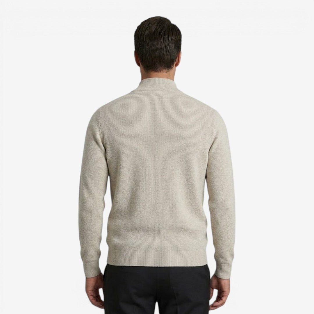 Jorvalore | Men's Luxury Full Zip Knit Cardigan for Winter