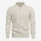 Jorvalore | Men's Luxury Full Zip Knit Cardigan for Winter