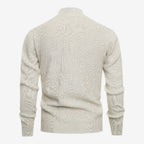 Jorvalore | Men's Luxury Full Zip Knit Cardigan for Winter