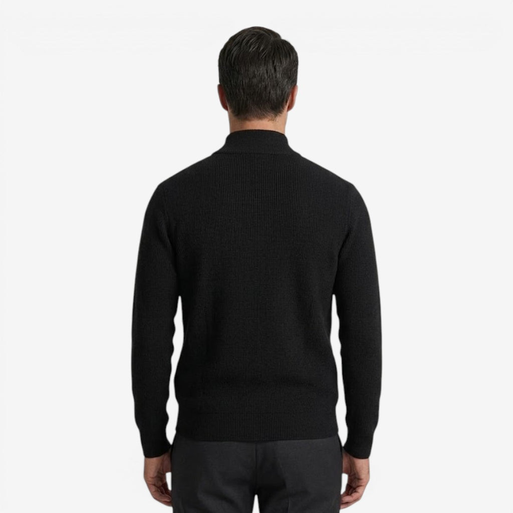 Jorvalore | Men's Luxury Full Zip Knit Cardigan for Winter