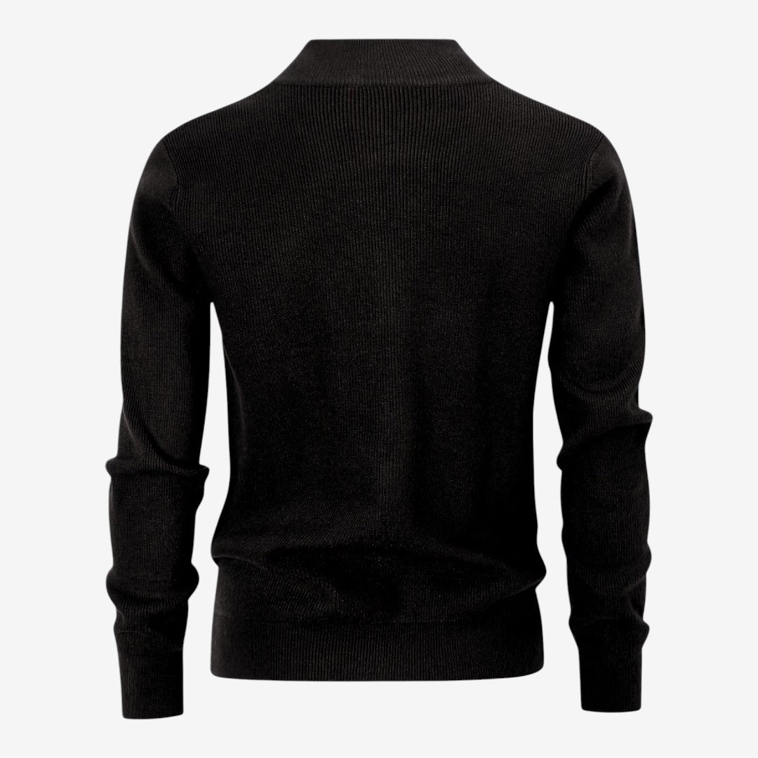 Jorvalore | Men's Luxury Full Zip Knit Cardigan for Winter