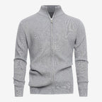 Jorvalore | Men's Luxury Full Zip Knit Cardigan for Winter