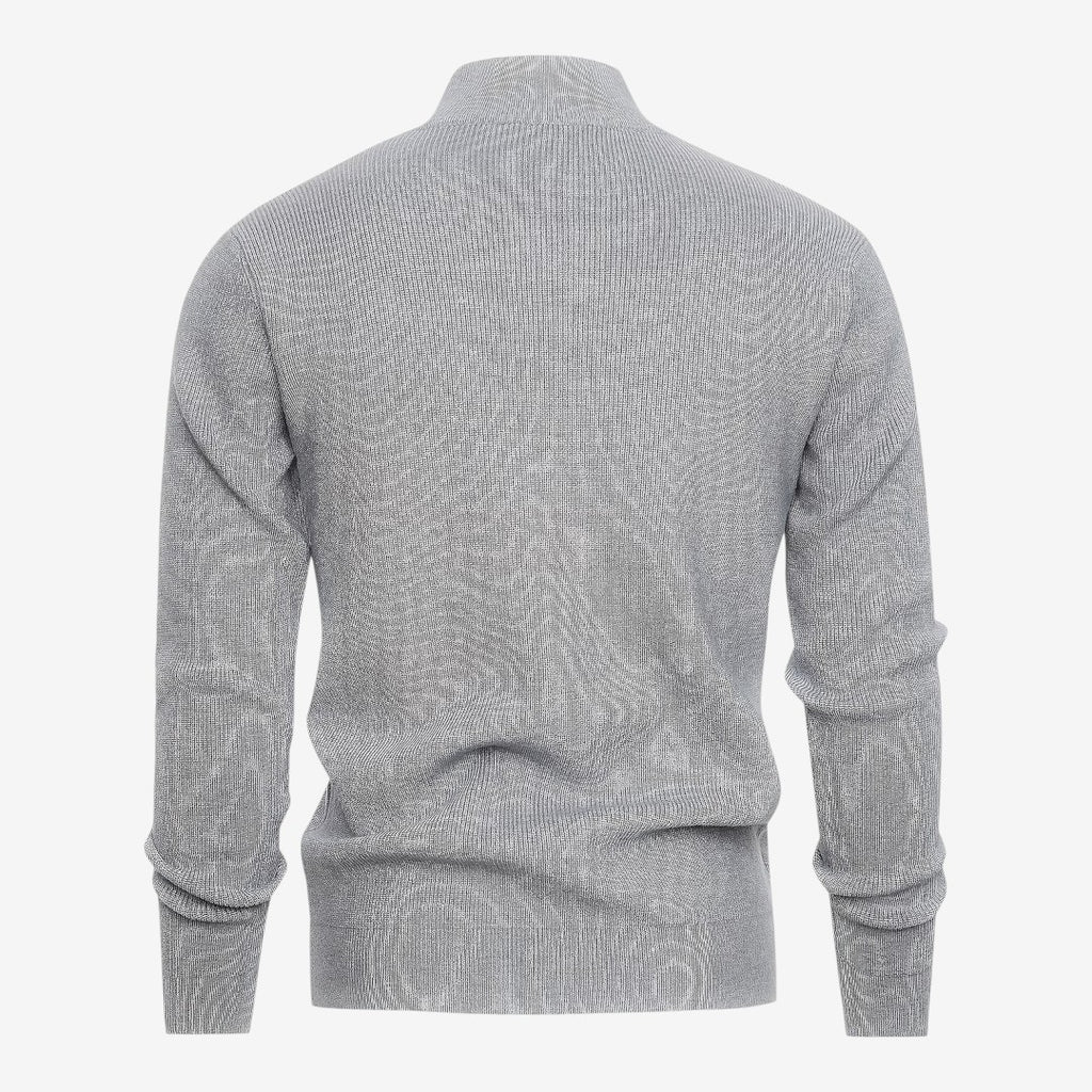 Jorvalore | Men's Luxury Full Zip Knit Cardigan for Winter