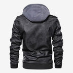 Jorvalore | Men's PU Leather Biker Jacket Classic Motorcycle Outerwear