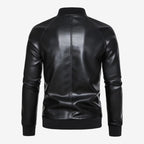 Jorvalore | Men’s PU Leather Jacket Loose Fit Vintage Streetwear