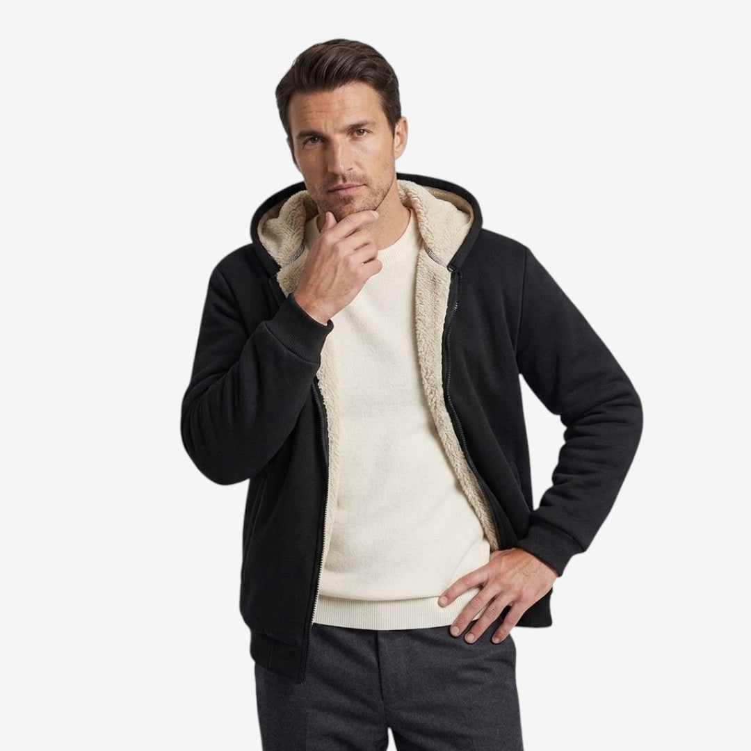 Jorvalore | Men’s Padded Knit Hooded Jacket Warm Winter Style