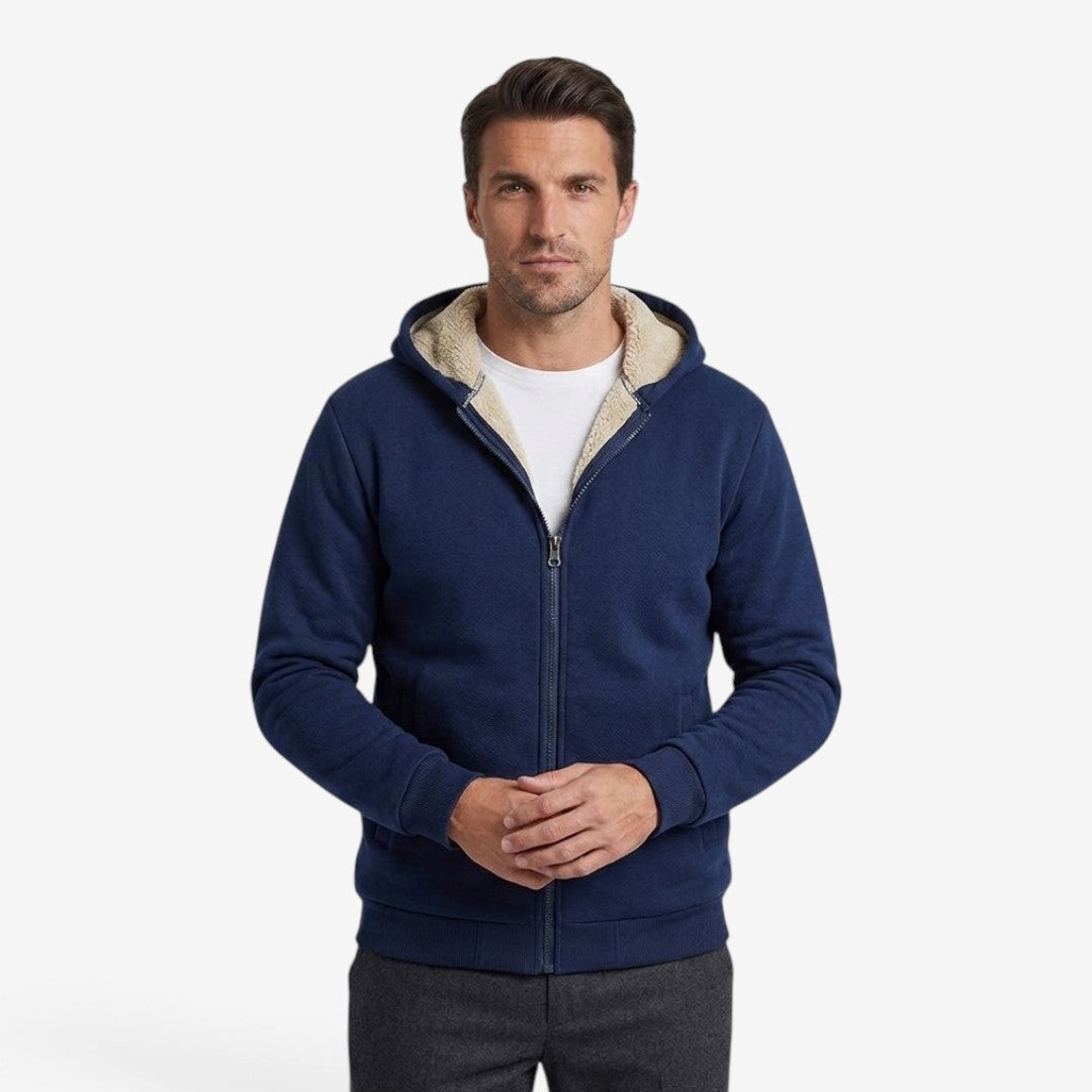 Jorvalore | Men’s Padded Knit Hooded Jacket Warm Winter Style