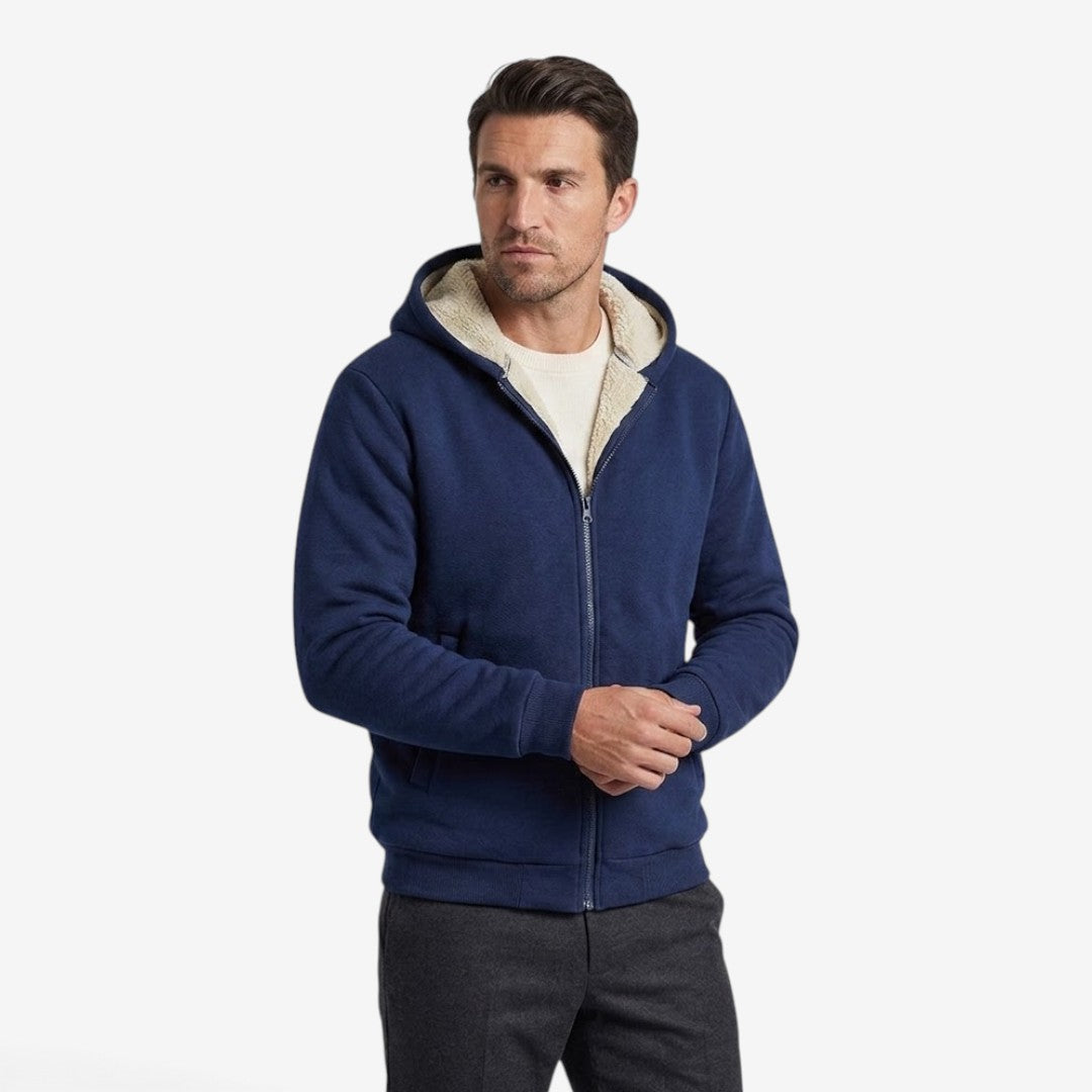 Jorvalore | Men’s Padded Knit Hooded Jacket Warm Winter Style