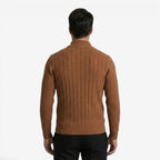 Jorvalore | Men's Quarter Zip Knit Jumper Classic Smart Casual Warm Layer