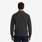 Jorvalore | Men's Quarter Zip Knit Jumper Soft Warm Polo Collar