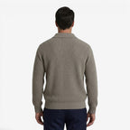 Jorvalore | Men's Quarter Zip Knit Jumper Soft Warm Polo Collar