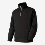 Jorvalore | Men's Quarter Zip Stand Collar Jumper Soft Everyday Knit