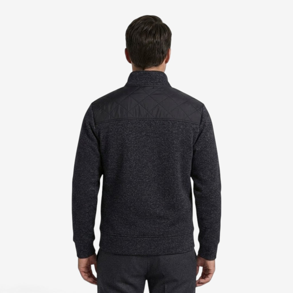 Jorvalore | Men's Quilted Knit Jacket Smart Casual Stand Collar Coat