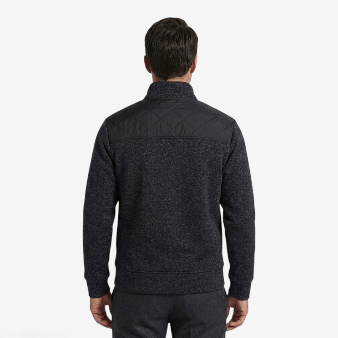 Jorvalore | Men's Quilted Knit Jacket Smart Casual Stand Collar Coat